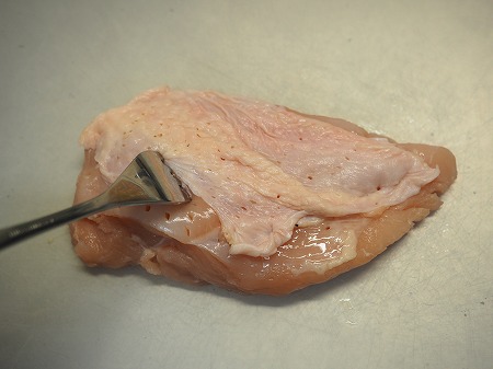 鶏むね肉の梅肉焼き021