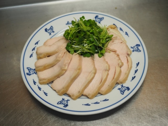 鶏むね肉炊飯器ぽん酢サラダ018