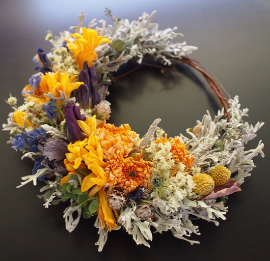 ドライフラワーリース - Field flowers weblog