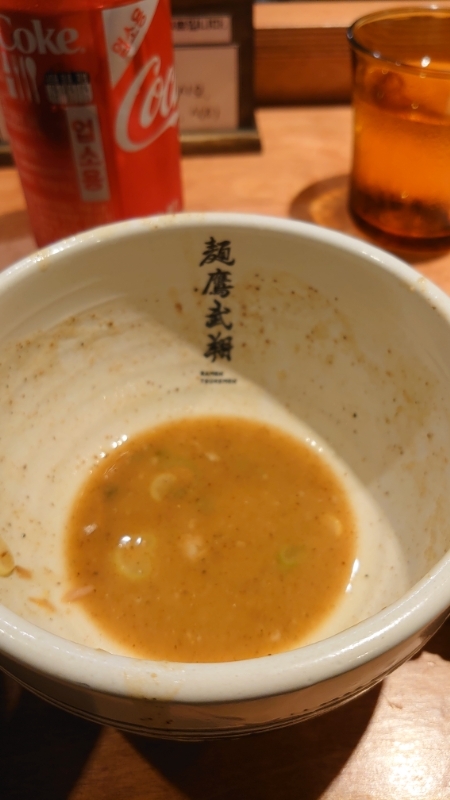 ソウル,麺鷹武翔,つけ麺,完食