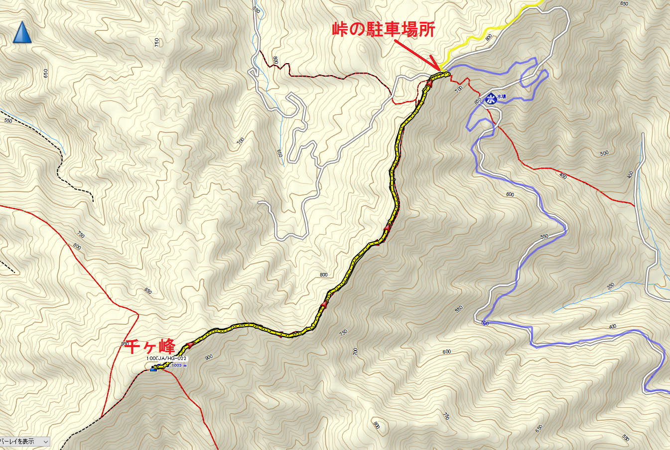 2021千ヶ峰/地図