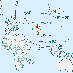セーシェル諸島地図