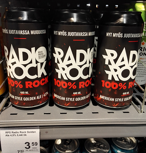 フィンランド ラジオロック ビール Radio Rock Beer Olut