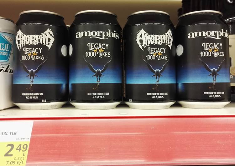 フィンランド Amorphis Beer Olut