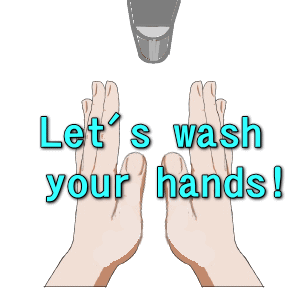 手を洗おうアニメ
