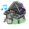 ピアノ弾く猫