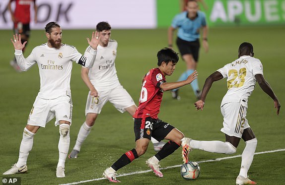 Takefusa Kubo has looked good against Real Madrid 2-0 Mallorca