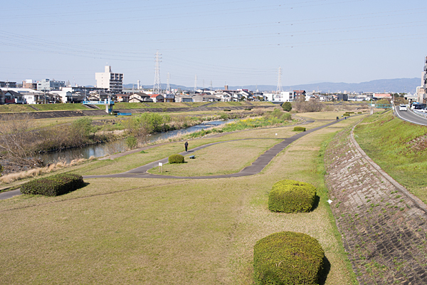 矢田川河原風景