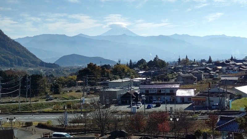 道の駅花かげの郷まきおか⑤富士山を見る2111