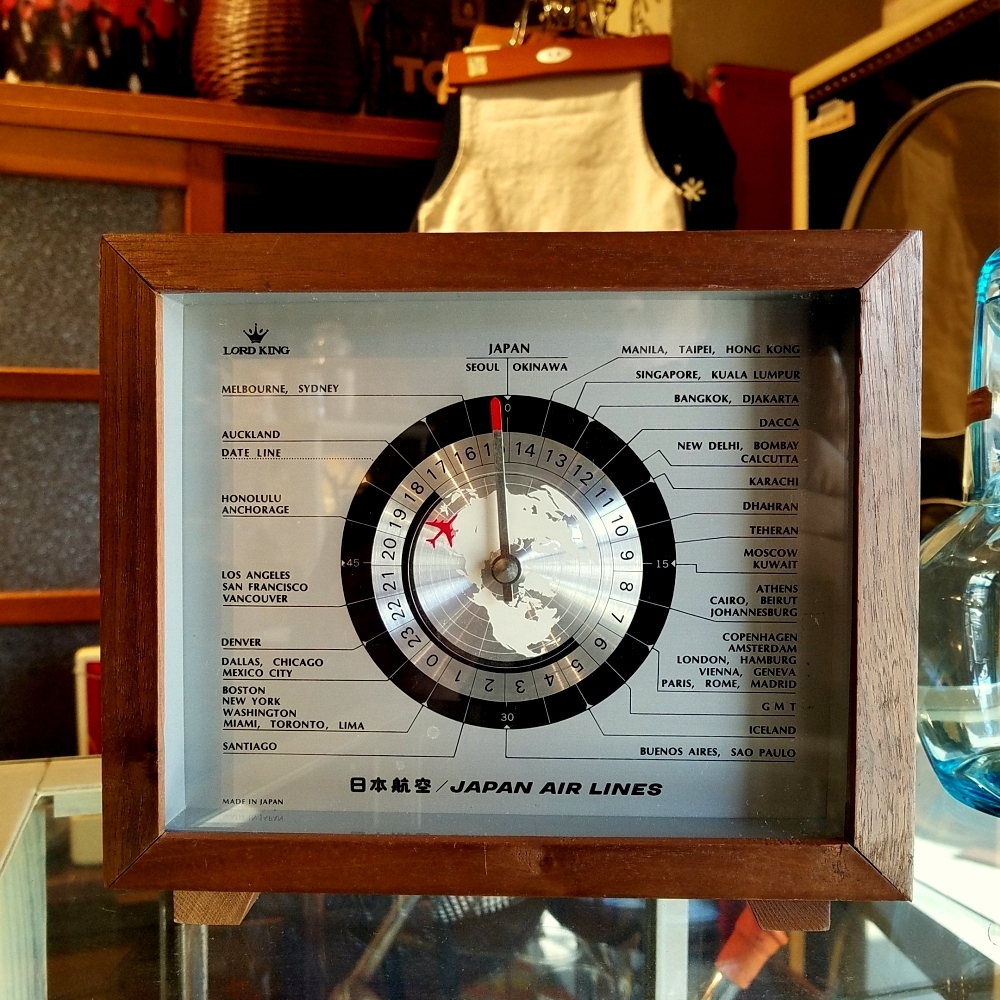 ロードキング製1960年代JALのヴィンテージ置時計 - [Sold Out]過去の