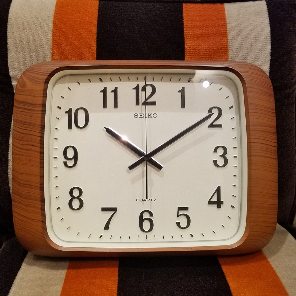 ミッドセンチュリーテイストのセイコー壁掛け時計 - [Sold Out]過去の 