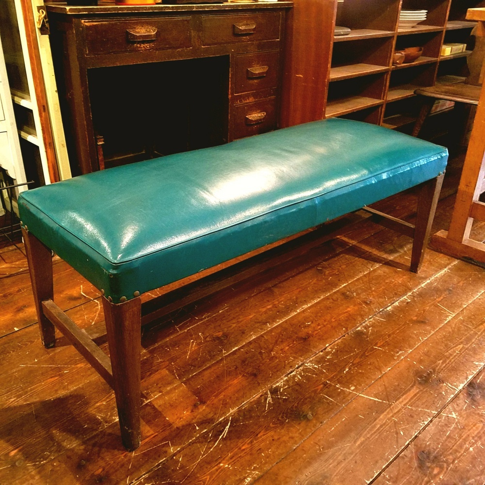 昭和レトロな長椅子（待合椅子・ベンチ） - [Sold Out]過去の販売商品