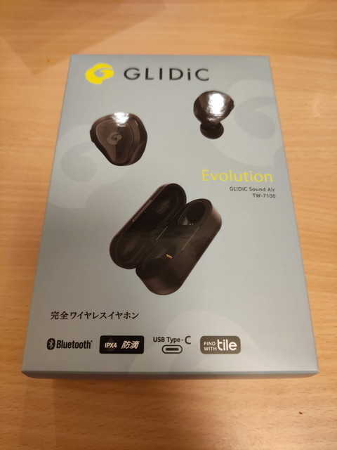 「GLIDiC Sound Air TW-7100」の外箱